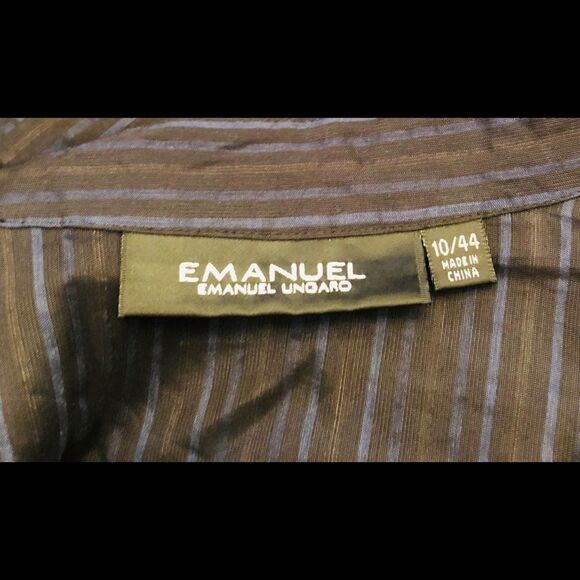 Sz US10 Vintage 90’s Emanuel Ungaro Zip Jacket - Picture 14 of 15